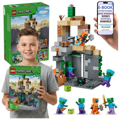 Lego PREZENT DLA GRACZA Minecraft Loch Zombie 21587 Dla Syna Wnuka + E-BOOK-2 Lego PREZENT DLA GRACZA Minecraft Loch Zombie 21587 Dla Syna Wnuka + E-BOOK-2