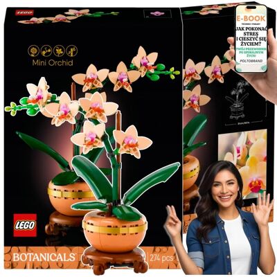Lego PREZENT KWIATY - ICONS Mała Orchidea 10343 - DLA KOBIETY MĘŻCZYZNY + EBOOK-1 Lego PREZENT KWIATY - ICONS Mała Orchidea 10343 - DLA KOBIETY MĘŻCZYZNY + EBOOK-1