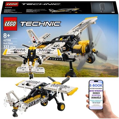Lego PREZENT MARZEŃ Technic (42198) Samolot z Prawdziwymi Funkcjami – NA ŚWIĘTA DZIEŃ DZIECKA + EBOOK-2 Lego PREZENT MARZEŃ Technic (42198) Samolot z Prawdziwymi Funkcjami – NA ŚWIĘTA DZIEŃ DZIECKA + EBOOK-2