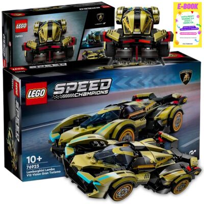 Lego Prezent Speed Champions Autko - Lamborghini Lambo V12 Vision Gt Klocki Prezent + Ebook Lego Prezent Speed Champions Autko - Lamborghini Lambo V12 Vision Gt Klocki Prezent + Ebook