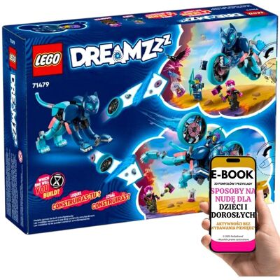 PREZENT URODZINOWY DLA CHŁOPCA DZIEWCZYNKI LEGO DREAMZzz Koci motocykl i turbo-kot w jednym zestawie • 2 w 1 Lego Na Święta + EBOOK-3 PREZENT URODZINOWY DLA CHŁOPCA DZIEWCZYNKI LEGO DREAMZzz Koci motocykl i turbo-kot w jednym zestawie • 2 w 1 Lego Na Święta + EBOOK-3