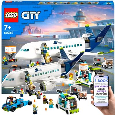PREZENT URODZINOWY DLA CHŁOPCA – LEGO City Samolot pasażerski • Kokpit, wnętrze i pojazdy lotniskowe Klocki Prezent + EBOOK-2 PREZENT URODZINOWY DLA CHŁOPCA – LEGO City Samolot pasażerski • Kokpit, wnętrze i pojazdy lotniskowe Klocki Prezent + EBOOK-2