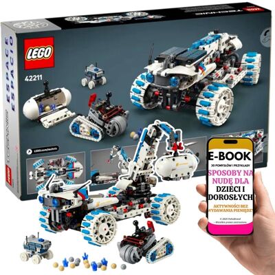 PREZENT URODZINOWY DLA DZIECKA LEGO Technic ŁAZIK KSIĘŻYCOWY 42211 Lunar Rover Lunar Outpost Na Święta Prezent + EBOOK-3 PREZENT URODZINOWY DLA DZIECKA LEGO Technic ŁAZIK KSIĘŻYCOWY 42211 Lunar Rover Lunar Outpost Na Święta Prezent + EBOOK-3