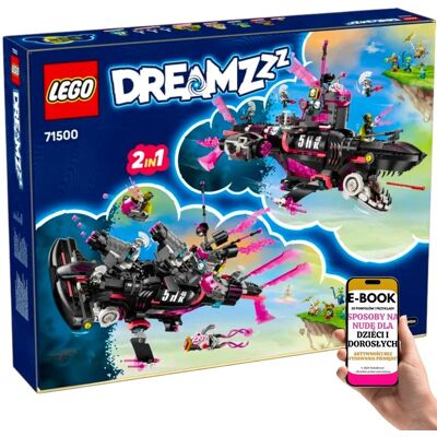 PREZENT URODZINOWY – LEGO DREAMZzz Rekinokręt podwodny • rekin, łódź podwodna i rekin młot w jednym Lego Na Święta Urodziny + EBOOK-3 PREZENT URODZINOWY – LEGO DREAMZzz Rekinokręt podwodny • rekin, łódź podwodna i rekin młot w jednym Lego Na Święta Urodziny + EBOOK-3