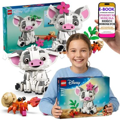 Lego Pua 43292 Vaiana Disney Kolekcjonerska Świnka Klocki Dla Fanów + E-BOOK-3 Lego Pua 43292 Vaiana Disney Kolekcjonerska Świnka Klocki Dla Fanów + E-BOOK-3