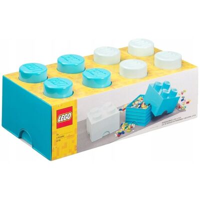 Lego Pudełko do przechowywania klocków 2szt (niebieski i błękitny) Lego Pudełko do przechowywania klocków 2szt (niebieski i błękitny)