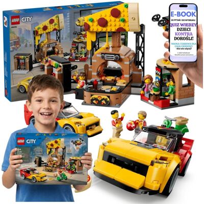 Lego Restauracja Pizzeria Dostawa Pizza City (60496) + E-BOOK-2 Lego Restauracja Pizzeria Dostawa Pizza City (60496) + E-BOOK-2