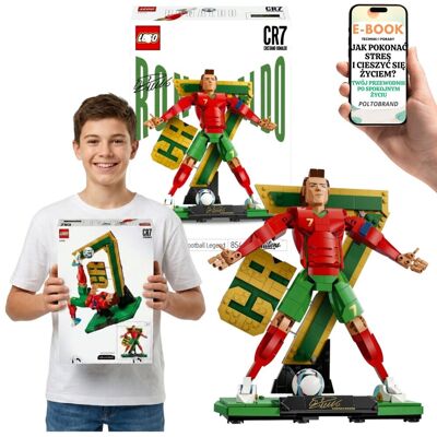 Lego RONALDO CR7 43016 Piłkarska Legenda SIUUU Prezent Dla Chłopca Kibica Futbolu + E-BOOK-1 Lego RONALDO CR7 43016 Piłkarska Legenda SIUUU Prezent Dla Chłopca Kibica Futbolu + E-BOOK-1
