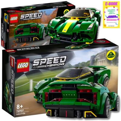 Lego Samochód Auto Prezent - Lotus Evija Speed Champions Klocki Prezent + Ebook Lego Samochód Auto Prezent - Lotus Evija Speed Champions Klocki Prezent + Ebook