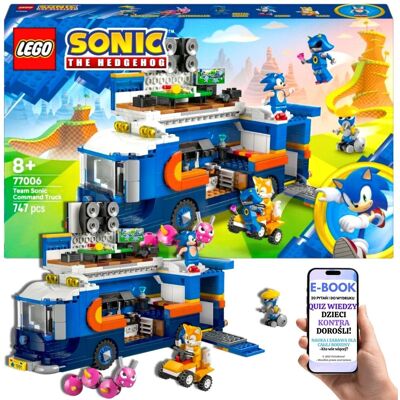 Sonic, Tails, Metal Sonic i pojazd pełen akcji (77006) ciężarówka, quad, wyrzutnia i 5 figurek Lego Dla Dziecka Na Urodziny + EBOOK-2 Sonic, Tails, Metal Sonic i pojazd pełen akcji (77006) ciężarówka, quad, wyrzutnia i 5 figurek Lego Dla Dziecka Na Urodziny + EBOOK-2