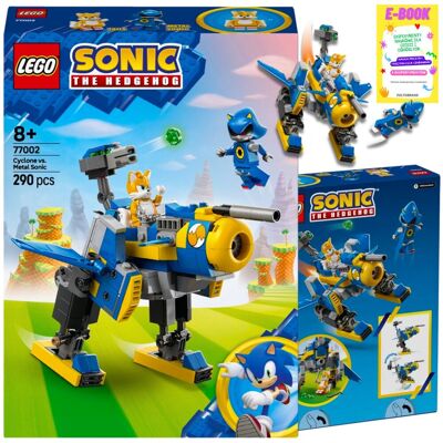 Lego SONIC THE HEDGEHOG Cyclone kontra Metal Sonic 77002 KLOCKI PREZENT + EBOOK Lego SONIC THE HEDGEHOG Cyclone kontra Metal Sonic 77002 KLOCKI PREZENT + EBOOK