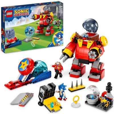 Lego Sonic the Hedgehog, klocki, Sonic kontra dr. Eggman i robot Death Egg, 76993 Lego Sonic the Hedgehog, klocki, Sonic kontra dr. Eggman i robot Death Egg, 76993