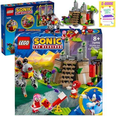 Lego SONIC THE HEDGEHOG Knuckles i świątynia Master Emerald 76998 KLOCKI PREZENT + EBOOK Lego SONIC THE HEDGEHOG Knuckles i świątynia Master Emerald 76998 KLOCKI PREZENT + EBOOK
