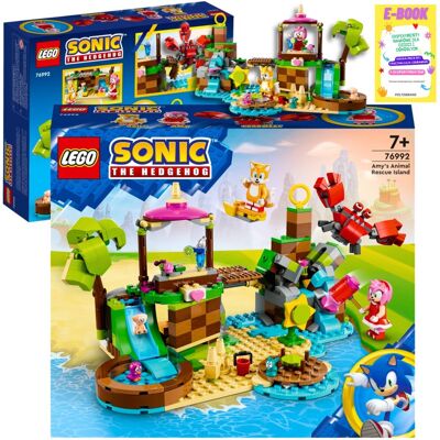 Lego SONIC THE HEDGEHOG - Wyspa ratowania zwierząt Amy 76992 KLOCKI PREZENT + EBOOK Lego SONIC THE HEDGEHOG - Wyspa ratowania zwierząt Amy 76992 KLOCKI PREZENT + EBOOK