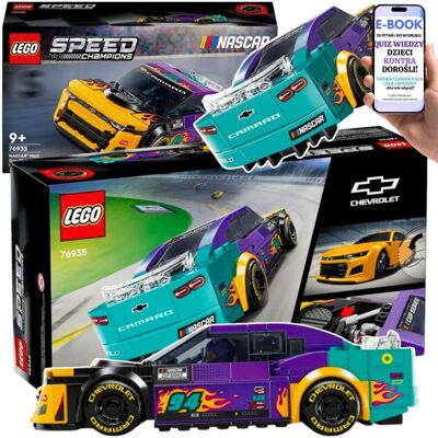 Speed Champions 76935 – NASCAR Camaro ZL1 • ZESTAW LEGO NA PREZENT • AUTO DLA DZIECKA + EBOOK-2 Speed Champions 76935 – NASCAR Camaro ZL1 • ZESTAW LEGO NA PREZENT • AUTO DLA DZIECKA + EBOOK-2