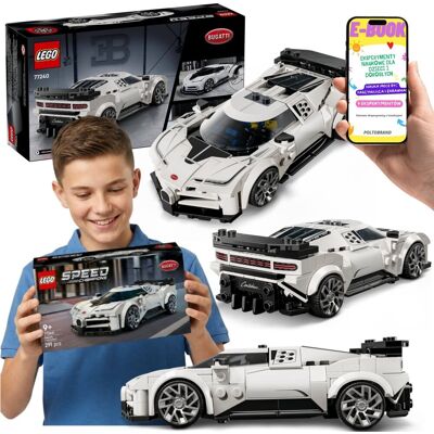 SPEED CHAMPIONS 77240 Bugatti Centodieci Hipersamochód LEGO + E-BOOK SPEED CHAMPIONS 77240 Bugatti Centodieci Hipersamochód LEGO + E-BOOK