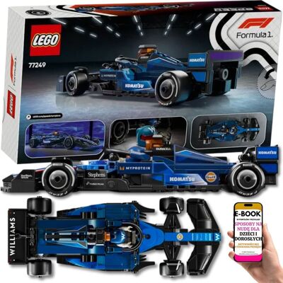 Lego SPEED CHAMPIONS 77249 AUTKO SAMOCHÓD – Kultowy bolid F1® Williams FW46 KLOCKI PREZENT DLA DZIECKA + EBOOK-3 Lego SPEED CHAMPIONS 77249 AUTKO SAMOCHÓD – Kultowy bolid F1® Williams FW46 KLOCKI PREZENT DLA DZIECKA + EBOOK-3