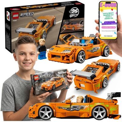 Lego Speed Champions 77260 Toyota Supra MK4 Szybcy i Wściekli + E-BOOK Lego Speed Champions 77260 Toyota Supra MK4 Szybcy i Wściekli + E-BOOK