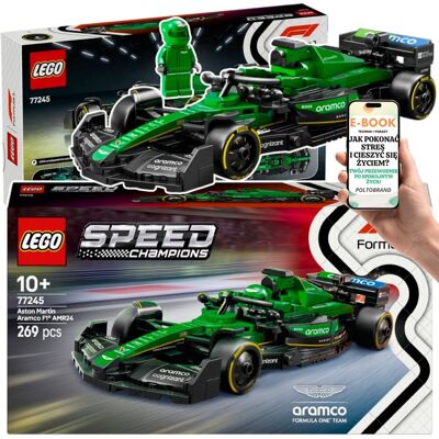 Speed Champions Aston Martin F1® AMR24 77245 • Bolid Wyścigowy Dla Fanów Formuły 1 • LEGO PREZENT AUTKO DLA DZIECKA + EBOOK-1 Speed Champions Aston Martin F1® AMR24 77245 • Bolid Wyścigowy Dla Fanów Formuły 1 • LEGO PREZENT AUTKO DLA DZIECKA + EBOOK-1