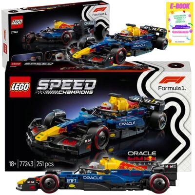 SPEED CHAMPIONS Bolid F1 Oracle Red Bull Racing RB20 (77243) LEGO PREZENT + EBOOK SPEED CHAMPIONS Bolid F1 Oracle Red Bull Racing RB20 (77243) LEGO PREZENT + EBOOK