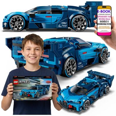 Lego SPEED CHAMPIONS BUGATTI 77253 Prezent Dla Fana Motoryzacji Gran Turismo + E-BOOK-3 Lego SPEED CHAMPIONS BUGATTI 77253 Prezent Dla Fana Motoryzacji Gran Turismo + E-BOOK-3