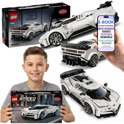 Lego SPEED CHAMPIONS BUGATTI Hipersamochód Centodieci 77240 + E-BOOK-2 Lego SPEED CHAMPIONS BUGATTI Hipersamochód Centodieci 77240 + E-BOOK-2