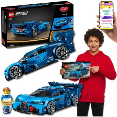 Speed Champions Bugatti Vision GT Hipersamochód Gran Turismo (77253) LEgo Autko Auto PREZENT DLA CHŁOPCA + EBOOK Speed Champions Bugatti Vision GT Hipersamochód Gran Turismo (77253) LEgo Autko Auto PREZENT DLA CHŁOPCA + EBOOK