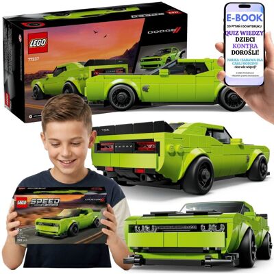 SPEED CHAMPIONS DODGE Challenger SRT Hellcat 77237 Auto LEGO + E-BOOK-2 SPEED CHAMPIONS DODGE Challenger SRT Hellcat 77237 Auto LEGO + E-BOOK-2