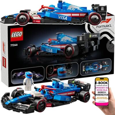 Speed Champions F1 RB VCARB 01 77246 – Idealny PREZENT DLA FANÓW WYŚCIGÓW Klocki Lego Dla Dzieci i Dorosłych + EBOOK-3 Speed Champions F1 RB VCARB 01 77246 – Idealny PREZENT DLA FANÓW WYŚCIGÓW Klocki Lego Dla Dzieci i Dorosłych + EBOOK-3