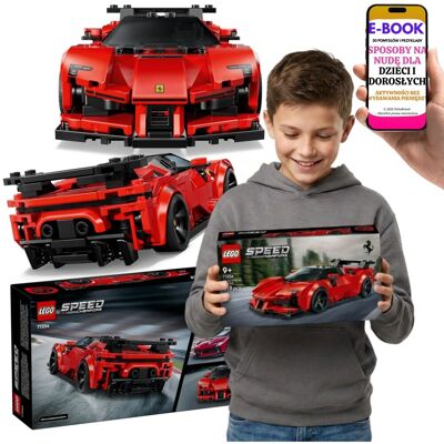 Lego SPEED CHAMPIONS Ferrari 77254 Wyścigowy Samochód Ferrari Prezent 9+ E-BOOK-3 Lego SPEED CHAMPIONS Ferrari 77254 Wyścigowy Samochód Ferrari Prezent 9+ E-BOOK-3