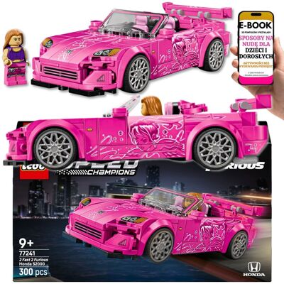Speed Champions Honda S2000 Zestaw Lego Dla Dzieci 9+ Na Święta Urodziny + EBOOK-3 Speed Champions Honda S2000 Zestaw Lego Dla Dzieci 9+ Na Święta Urodziny + EBOOK-3