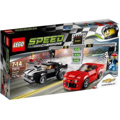 Lego Speed Champions, klocki, Chevrolet Camaro Drag Race, 75874 Lego Speed Champions, klocki, Chevrolet Camaro Drag Race, 75874