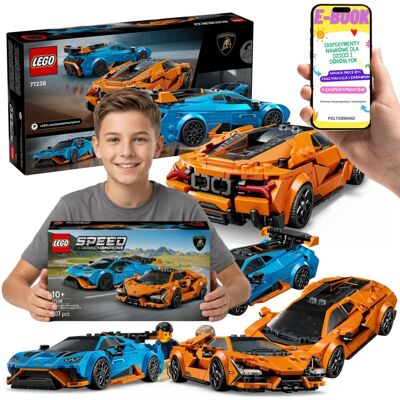 Lego SPEED CHAMPIONS Lamborghini Revuelto Huracán STO 77238 + E-BOOK Lego SPEED CHAMPIONS Lamborghini Revuelto Huracán STO 77238 + E-BOOK