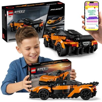 SPEED CHAMPIONS McLaren W1 77257 Samochód Wyścigowy LEGO + E-BOOK SPEED CHAMPIONS McLaren W1 77257 Samochód Wyścigowy LEGO + E-BOOK