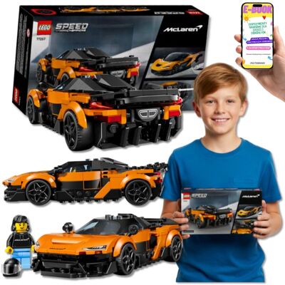 Speed Champions McLaren W1 Supersamochód Wyścigowy (77257) Lego Prezent 9+ Dla Chłopca Syna + EBOOK Speed Champions McLaren W1 Supersamochód Wyścigowy (77257) Lego Prezent 9+ Dla Chłopca Syna + EBOOK