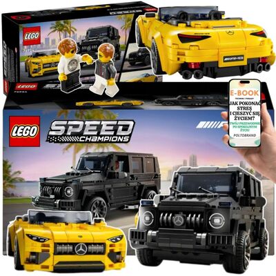 SPEED CHAMPIONS Mercedes G 63 i SL 63 – ZESTAW 2 AUT 76924 • PREZENT DLA CHŁOPCA 10+ • LUKSUSOWE SAMOCHODY LEGO + EBOOK-1 SPEED CHAMPIONS Mercedes G 63 i SL 63 – ZESTAW 2 AUT 76924 • PREZENT DLA CHŁOPCA 10+ • LUKSUSOWE SAMOCHODY LEGO + EBOOK-1