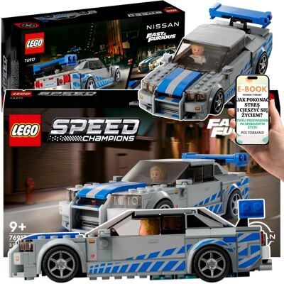 Speed Champions – Nissan Skyline GT-R R34 • AUTO Z FILMU „ZA SZYBCY, ZA WŚCIEKLI” • LEGO PREZENT DLA DZIECKA + EBOOK-1 Speed Champions – Nissan Skyline GT-R R34 • AUTO Z FILMU „ZA SZYBCY, ZA WŚCIEKLI” • LEGO PREZENT DLA DZIECKA + EBOOK-1