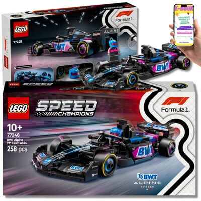 Speed Champions PREZENT DLA DZIECKA 10+ 77248 – Bolid F1® Alpine A524 • Limitowana Edycja LEGO AUTKO SAMOCHÓD FORMUŁA + EBOOK Speed Champions PREZENT DLA DZIECKA 10+ 77248 – Bolid F1® Alpine A524 • Limitowana Edycja LEGO AUTKO SAMOCHÓD FORMUŁA + EBOOK