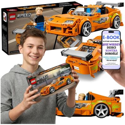 Lego SPEED CHAMPIONS Toyota Supra MK4 77260 Supra Orange + E-BOOK-2 Lego SPEED CHAMPIONS Toyota Supra MK4 77260 Supra Orange + E-BOOK-2