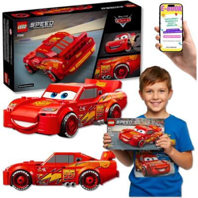 Speed Champions Zygzak McQueen • Auta Disney Pixar (77255) Lego Autko prezent Dla 10 11 12 13 Latka + EBOOK Speed Champions Zygzak McQueen • Auta Disney Pixar (77255) Lego Autko prezent Dla 10 11 12 13 Latka + EBOOK