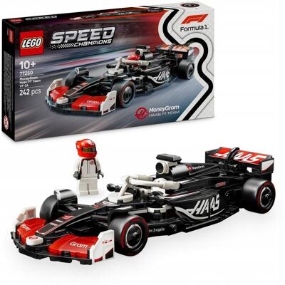 SPEED - Czerwony Samochód auto bolid formuła 1 MoneyGram Haas Team VF-24 F1 LEGO PREZENT DLA CHŁOPCA SPEED - Czerwony Samochód auto bolid formuła 1 MoneyGram Haas Team VF-24 F1 LEGO PREZENT DLA CHŁOPCA