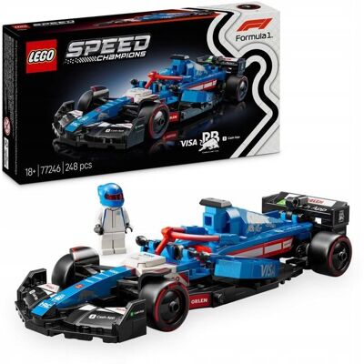 SPEED - Niebieski Samochód bolid formuła 1 Visa Cash App RED BULL F1 LEGO PREZENT DLA CHŁOPCA SPEED - Niebieski Samochód bolid formuła 1 Visa Cash App RED BULL F1 LEGO PREZENT DLA CHŁOPCA