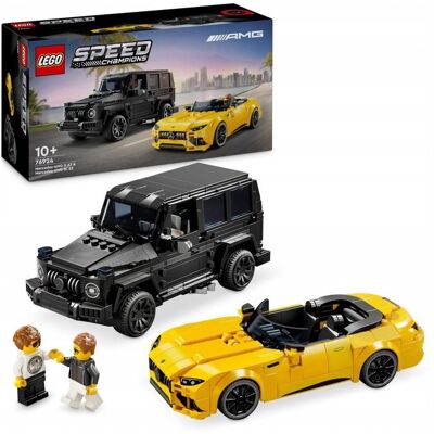 SPEED - Samochód auto Mercedes Klasa G i Sportowy SL AMG 63 LEGO PREZENT DLA CHŁOPCA SPEED - Samochód auto Mercedes Klasa G i Sportowy SL AMG 63 LEGO PREZENT DLA CHŁOPCA