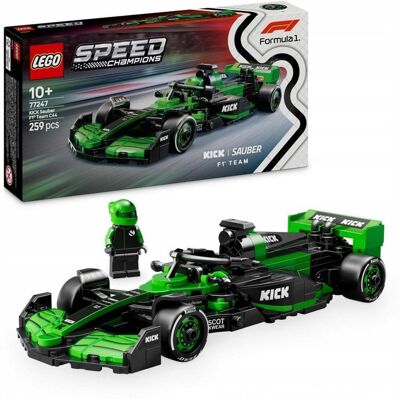 SPEED - Zielony Samochód auto bolid formuła 1 KICK Sauber Team C44 F1 LEGO PREZENT DLA CHŁOPCA SPEED - Zielony Samochód auto bolid formuła 1 KICK Sauber Team C44 F1 LEGO PREZENT DLA CHŁOPCA