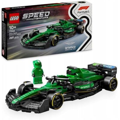 SPEED - Zielony Samochód bolid formuła 1 Aston Martin Aramco AMR24 F1 LEGO PREZENT DLA CHŁOPCA SPEED - Zielony Samochód bolid formuła 1 Aston Martin Aramco AMR24 F1 LEGO PREZENT DLA CHŁOPCA
