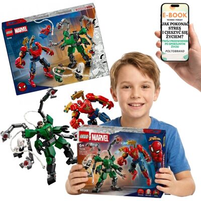 SPIDER MAN 76338 LEGO Marvel Mech Spider Mana Doc Ock + E-BOOK-1 SPIDER MAN 76338 LEGO Marvel Mech Spider Mana Doc Ock + E-BOOK-1