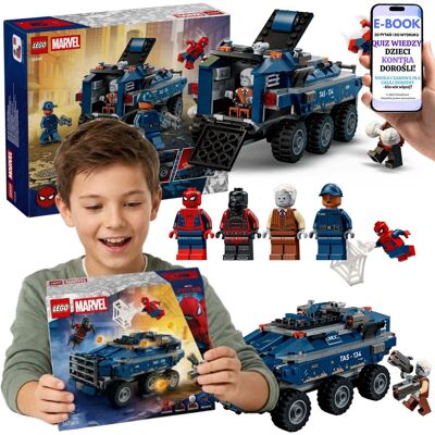 Lego Spider-Man Pojazd Więźniarka Marvel (76349) + E-BOOK-2 Lego Spider-Man Pojazd Więźniarka Marvel (76349) + E-BOOK-2