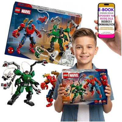 SPIDERMAN MECH 76338 LEGO Marvel Zestaw Dla Chłopca + E-BOOK-3 SPIDERMAN MECH 76338 LEGO Marvel Zestaw Dla Chłopca + E-BOOK-3