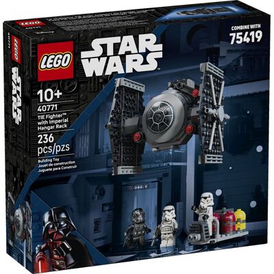 Lego Star Wars 40771 Myśliwiec TIE ze stanowiskiem w imperialnym hangarze Lego Star Wars 40771 Myśliwiec TIE ze stanowiskiem w imperialnym hangarze