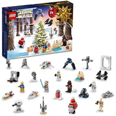 Lego Star Wars 75340 Kalendarz adwentowy 2022 (329 sztuk) Wielokolorowy Lego Star Wars 75340 Kalendarz adwentowy 2022 (329 sztuk) Wielokolorowy